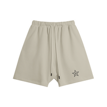 Load image into Gallery viewer, THE LIL BLACK STAR FLEECE LINED SWEATSHORT
